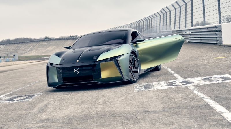 DS E-Tense Performance Concept, Electric Sports cars, 5K, 8K, Wallpaper