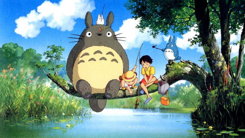 My Neighbor Totoro, Satsuki, Mei, Tonari no Totoro, Animation movies, Totoro, 5K, Studio Ghibli