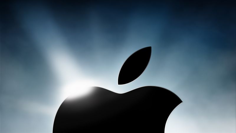 Apple logo, MacBook Pro, Stock, Wallpaper