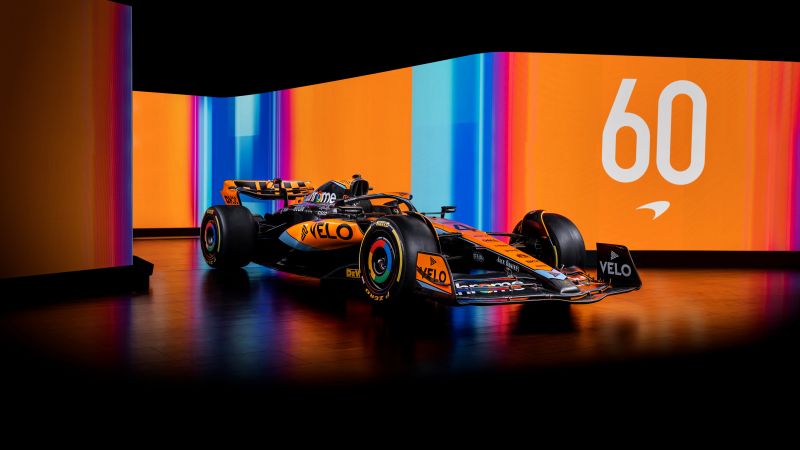 McLaren MCL60, Formula One cars, 2023 Formula One World Championship, 5K, 8K, Wallpaper