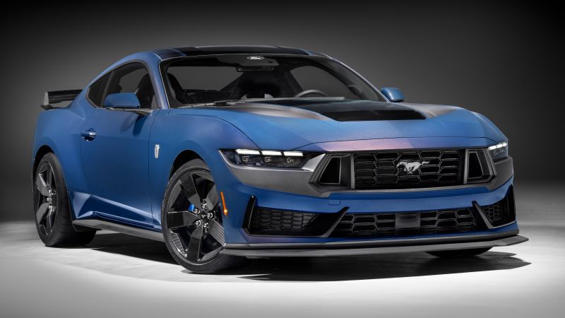 Ford Mustang Dark Horse, Muscle cars, 2024, 5K, 8K, Wallpaper