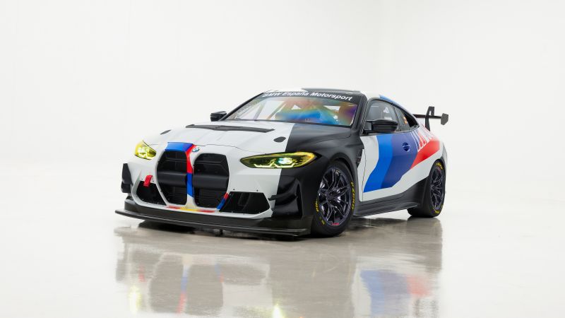 BMW M4 GT4, BMW España Motorsport, 2023, 5K, Wallpaper