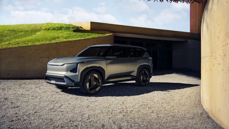 Kia EV5 Concept, Electric SUV, 2023, Wallpaper