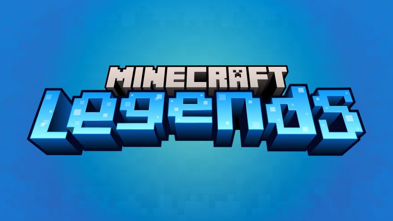 Minecraft Legends, 5K, 2023 Games, PC Games, Nintendo Switch, PlayStation 4, PlayStation 5, Xbox One, Xbox Series X and Series S, Blue background, Wallpaper