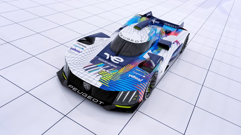 Peugeot 9X8, Hybrid race cars, Le Mans Hypercar, 5K, 8K, Wallpaper