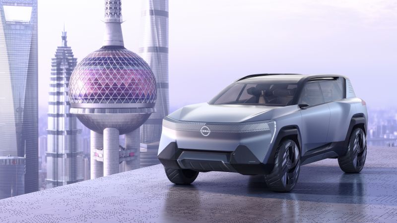 Nissan Arizon, Electric crossover, 5K, 8K, 2023, Wallpaper