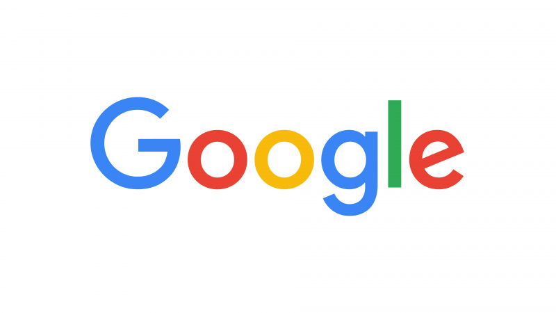 Google logo, 5K, 8K, White background