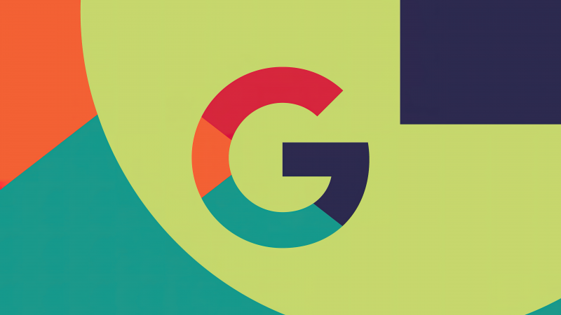 Google logo, Minimalist, 5K, Wallpaper