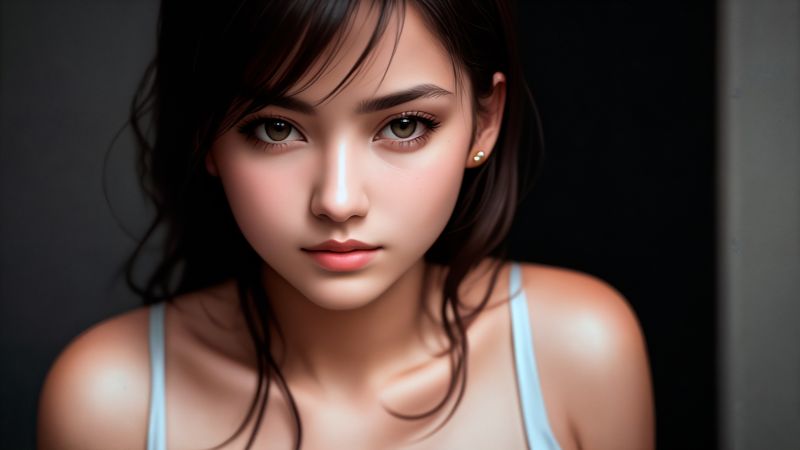 Asian Woman, Beautiful girl, AI art, Wallpaper