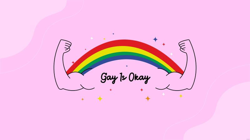 LGBTQ, Pink background, Rainbow, Pride, 5K, 8K, Wallpaper