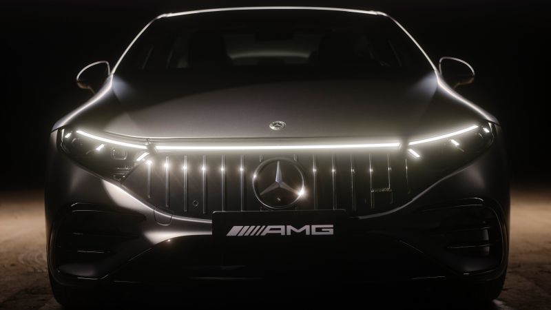Mercedes-AMG EQS, Electric Sedan, Luxury Sedan, 5K, 8K, Wallpaper