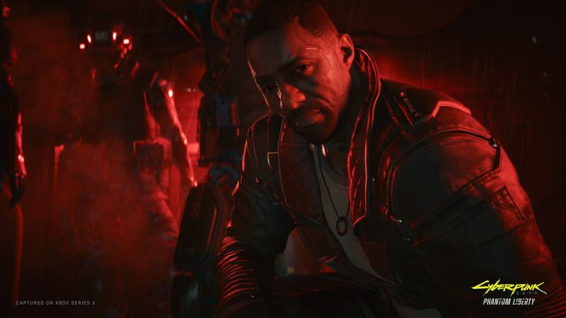 Cyberpunk 2077: Phantom Liberty, Idris Elba as Solomon Reed, 2023 Games, Red, Wallpaper