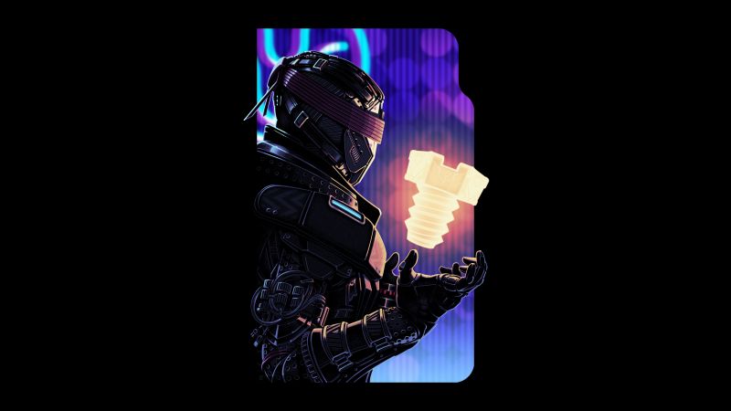 Cyberpunk, Destiny 2, Black background, 5K, Wallpaper