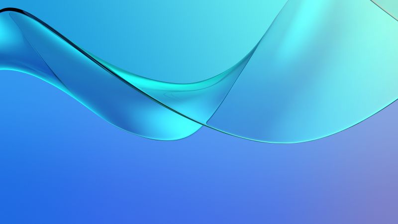 Waves, Blue, Gradient background, Stock, Wallpaper