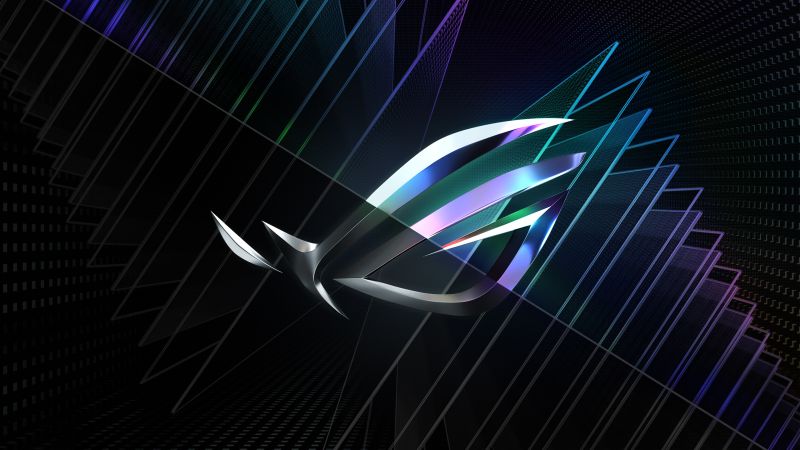 ASUS ROG, Abstract background, Dark background, Wallpaper