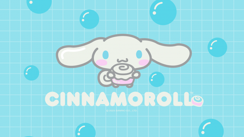 Cinnamoroll, Pastel cyan, Cute cartoon, Wallpaper