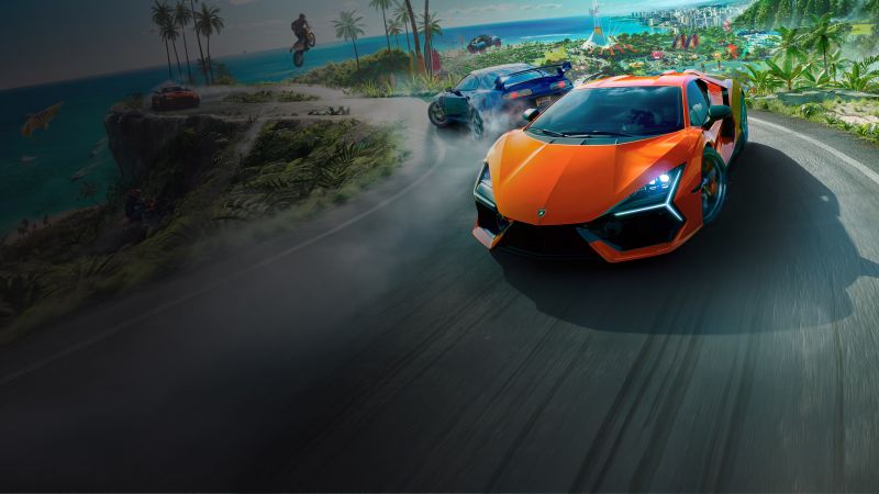 Lamborghini Revuelto, 2023 Games, The Crew Motorfest, Wallpaper