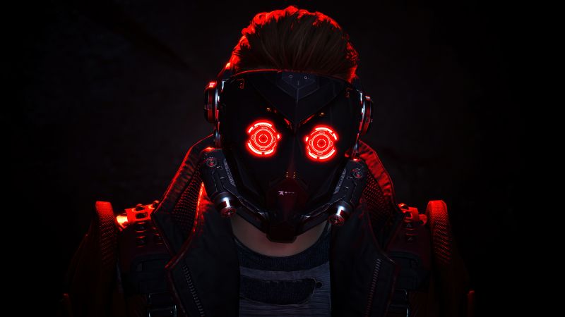 Star-Lord, Dark background, Marvel's Guardians of the Galaxy, PlayStation 5, PC Games, Wallpaper