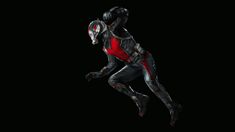 Ant-Man, 8K, AMOLED, 5K, Marvel Superheroes, Black background, Wallpaper