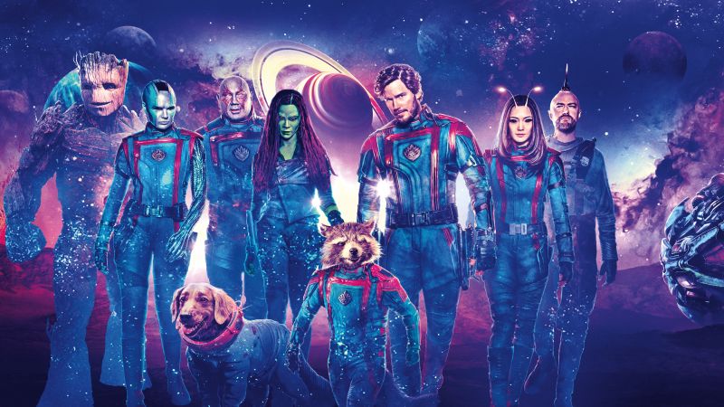 Guardians of the Galaxy Vol. 3, 8K, 2023 Movies, Wallpaper