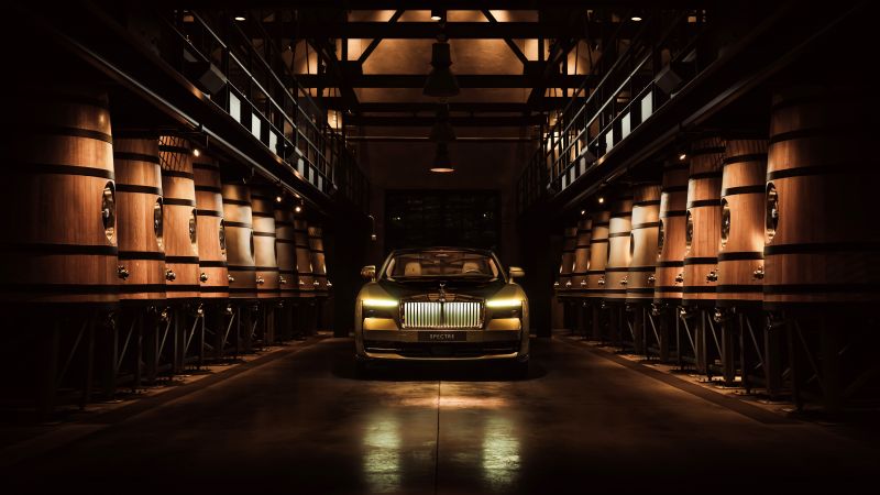Rolls-Royce Spectre, Luxury EV, 2024, 5K, Wallpaper