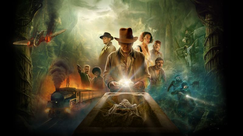 Indiana Jones and the Dial of Destiny, 8K, 2023 Movies, Wallpaper