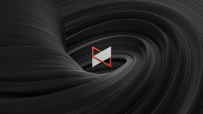Black abstract, MKBHD, 3D background, 5K, Wallpaper