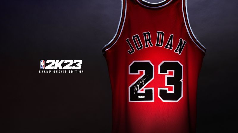 Jordan, Jersey, NBA 2K23, Championship Edition, Michael Jordan, 5K, 8K, Wallpaper
