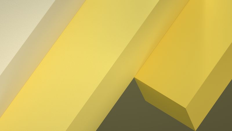 3D, Yellow abstract, Geometric, Illustration, 3D Shapes, Wallpaper