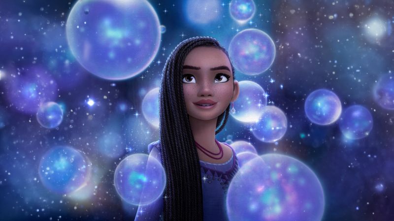 Asha, Wish, Disney movies, 5K, 2023 Movies, Animation, Wallpaper