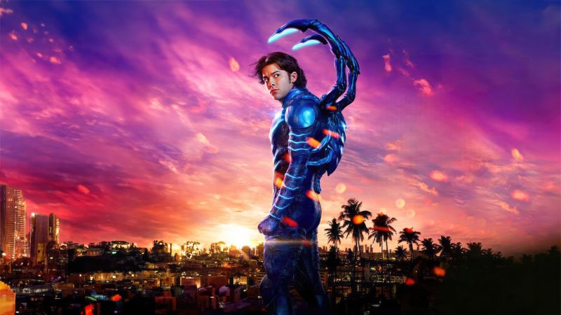 Xolo Maridueña, Blue Beetle, 2023 Movies, DC Superheroes, Wallpaper