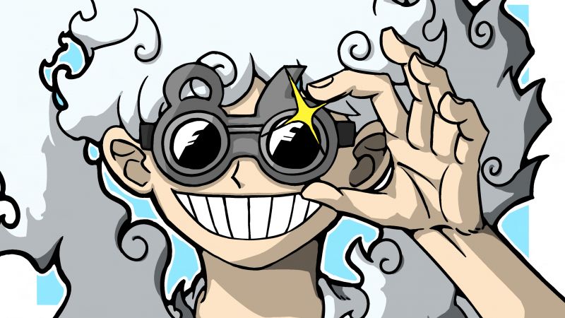 Luffy, Goggles, Gear 5, Wallpaper