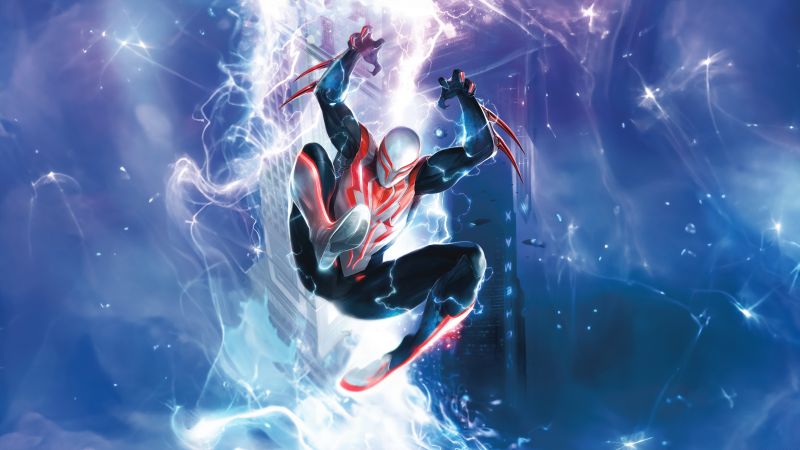 Spider-Man 2099, 5K, Marvel Superheroes, Spiderman, Wallpaper