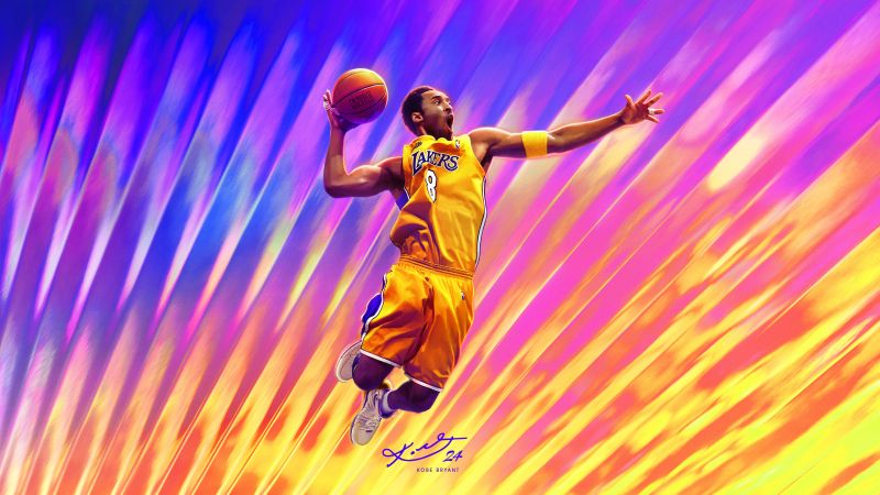 Kobe Bryant, NBA 2K24, Black Mamba, 2023 Games, Wallpaper