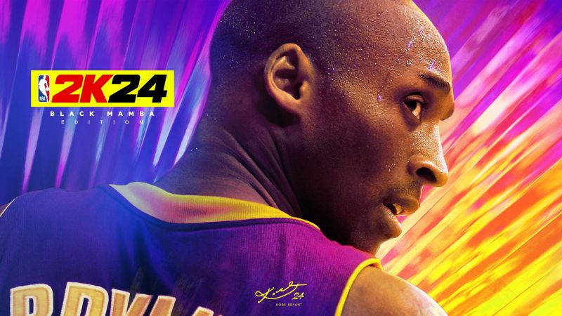 NBA 2K24, Kobe Bryant, Black Mamba, 2023 Games, Wallpaper