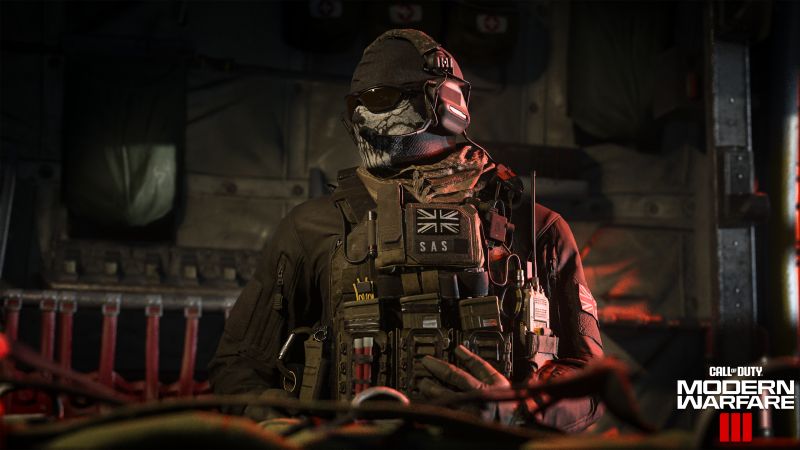 Ghost, Call of Duty: Modern Warfare 3, Task Force 141, 2023 Games, MW3, Wallpaper