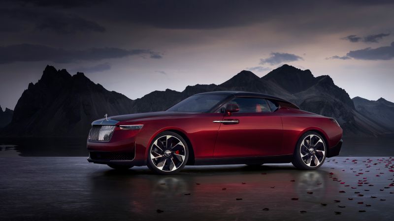 Rolls-Royce La Rose Noire Droptail, Luxury cars, 2023, 5K, 8K, Wallpaper