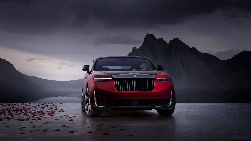 Rolls-Royce La Rose Noire Droptail, 8K, 2023, 5K, Wallpaper