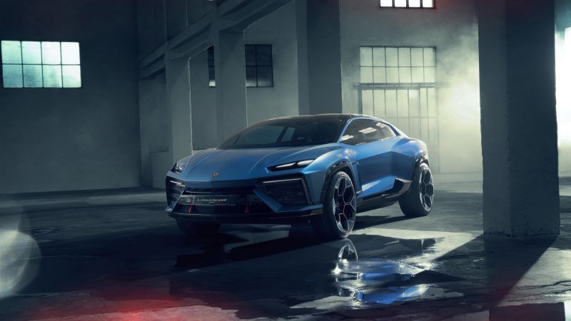 Lamborghini Lanzador, Concept cars, Electric cars, 5K, Wallpaper