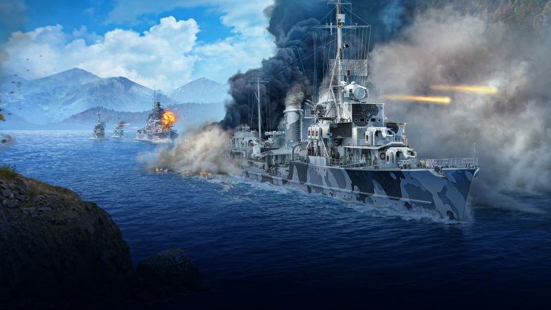 World of Warships, Online games, PlayStation 4, Android, PlayStation 5, Xbox One, PC Games, Wallpaper