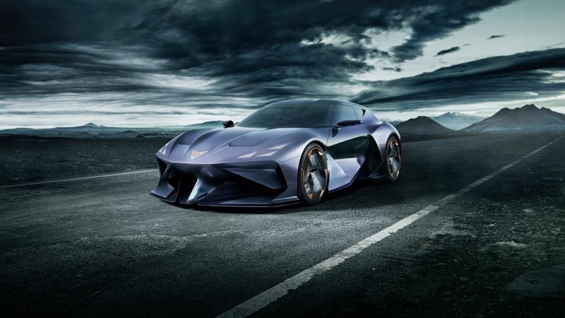 Cupra DarkRebel, EV Concept, Electric Sports cars, 5K, 8K, Wallpaper