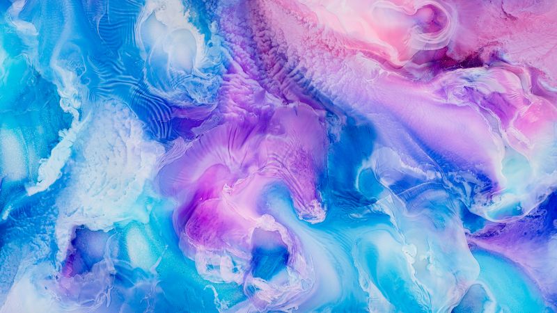 Liquid art, Pearl ink, Colorful, Fluid, Backgrounds, Aesthetic, Wallpaper