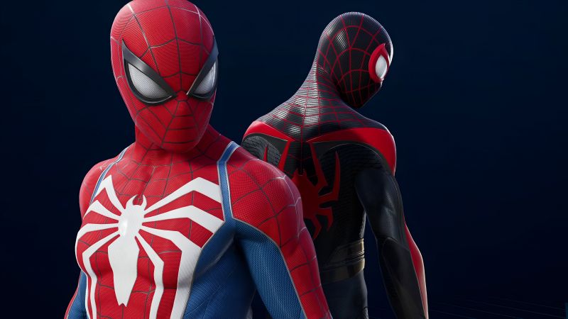 Marvel's Spider-Man 2, Superheroes, Spider-Man, Miles Morales, Spiderman, Wallpaper