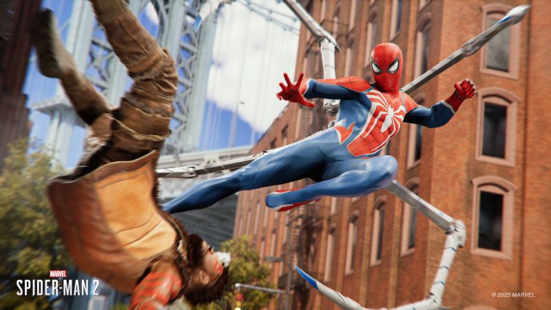 Peter Parker, Action, Marvel's Spider-Man 2, 2023 Games, Spiderman, Wallpaper