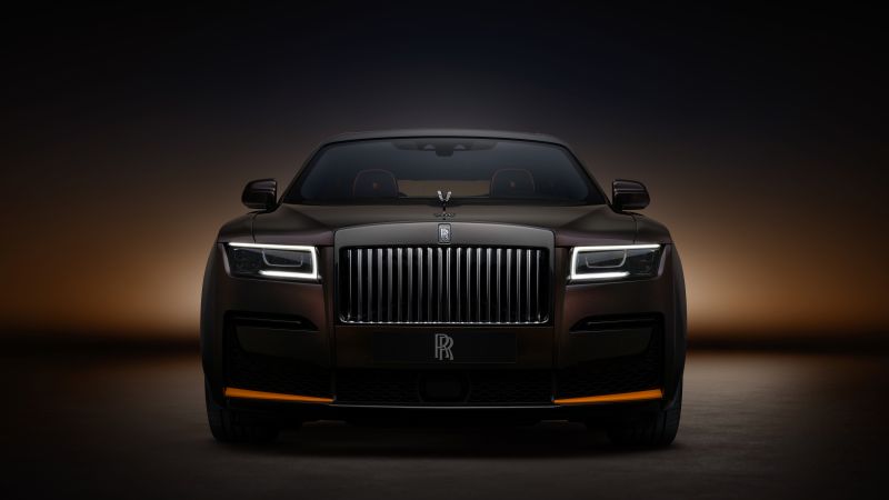 Rolls-Royce Black Badge Ghost, 8K, 2023, 5K, Wallpaper
