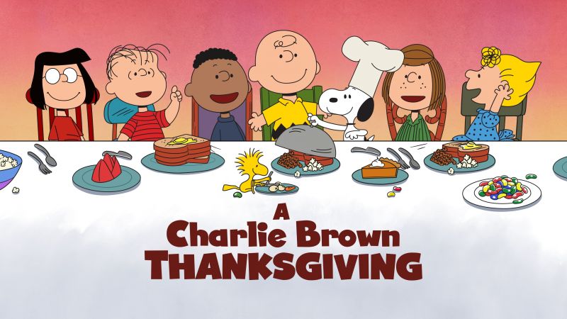 Charlie Brown, Thanksgiving, Disney Animation, Peanuts, Cartoon, Wallpaper