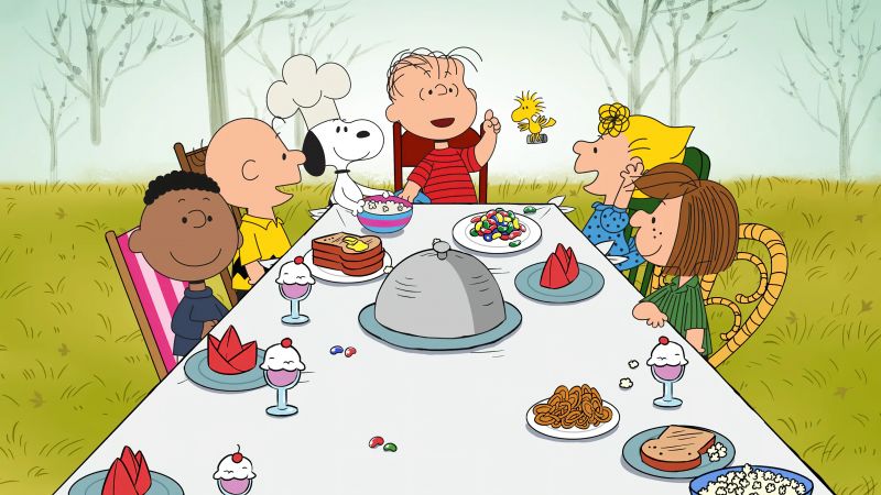 Thanksgiving, Charlie Brown, Peanuts, Snoopy, Cartoon, Thanksgiving Day, Wallpaper