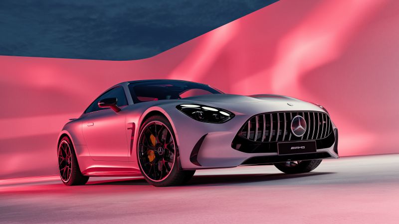 Mercedes-AMG GT, CGI, Sports car, Wallpaper