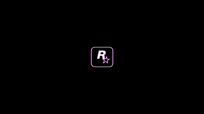 Rockstar Games, GTA 6, Grand Theft Auto VI, Official, Logo, Black background, 2025 Games