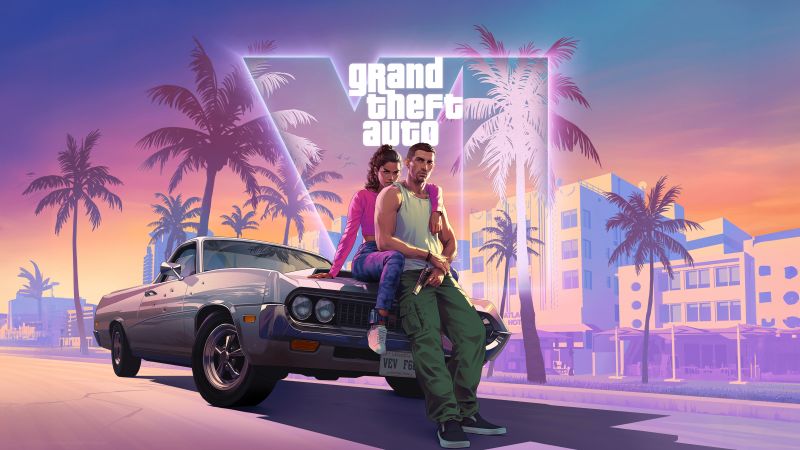 GTA 6, Official, Artwork, Grand Theft Auto VI, Game Art, 5K, Wallpaper